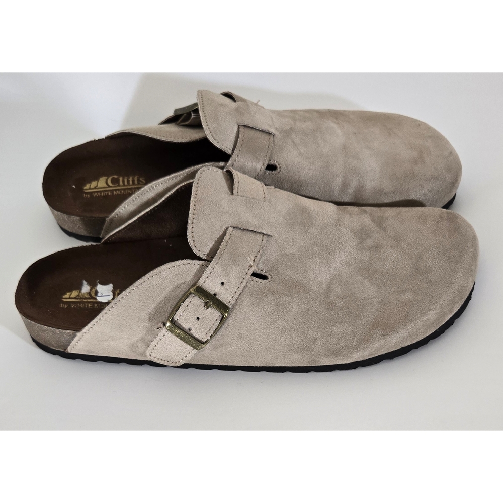 Cliffs White Mountain Tan Clogs Mules Sz 11 Womens Slides Slip Ons Shoes Comfort